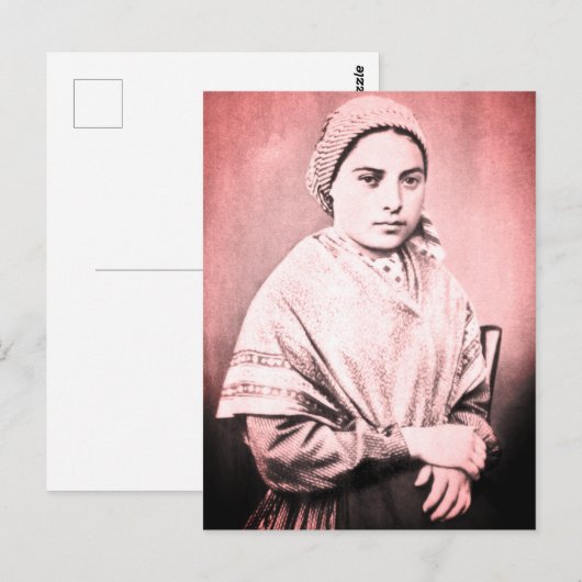 Saint Bernadette Soubirous as a child ポストカード (正面/裏面)