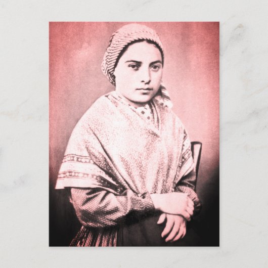 Saint Bernadette Soubirous as a child ポストカード (正面)