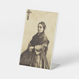 Saint Bernadette Soubirous Fine Art 台座サイン