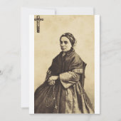 Saint Bernadette Soubirous Fine Art 招待状 (正面)
