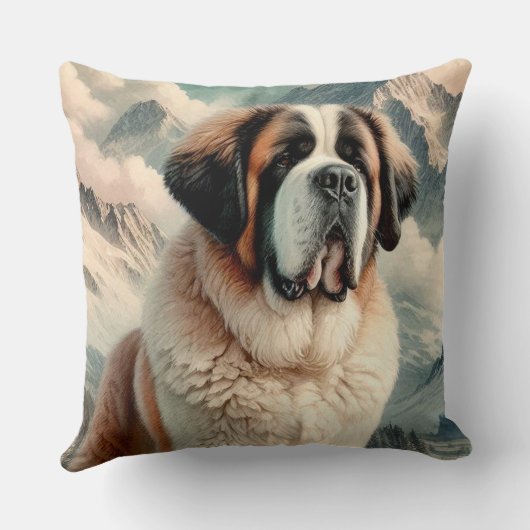 Saint Bernard クッション (裏面)