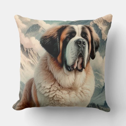 Saint Bernard クッション (正面)