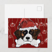 Saint Bernard  シーズンポストカード (正面/裏面)