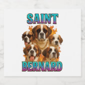 Saint Bernard  スパークリングワインラベル (シングルラベル)