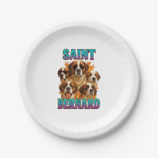 Saint Bernard  ペーパープレート