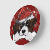 Saint Bernard  ラウンド壁時計 (傾斜)