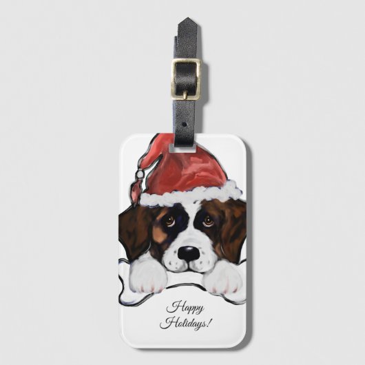 Saint Bernard ラゲッジタグ (正面縦)