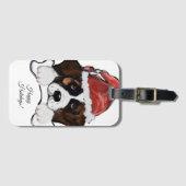 Saint Bernard  ラゲッジタグ (正面横)