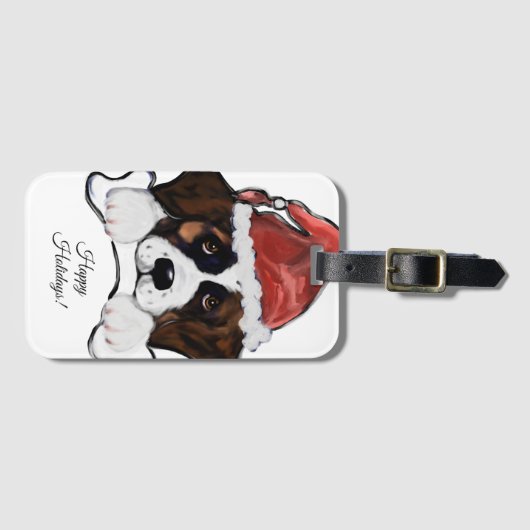 Saint Bernard  ラゲッジタグ (正面横)