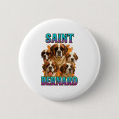 Saint Bernard 缶バッジ (正面)
