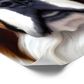 Saint Bernard Christmas ポスター (角)