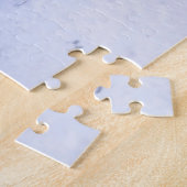 Saint Bernard Dog in Snow sitting Christmas Truck  ジグソーパズル (側面)