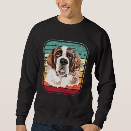 Saint Bernard  Dog Mom or Dad St Bernard スウェットシャツ (正面)