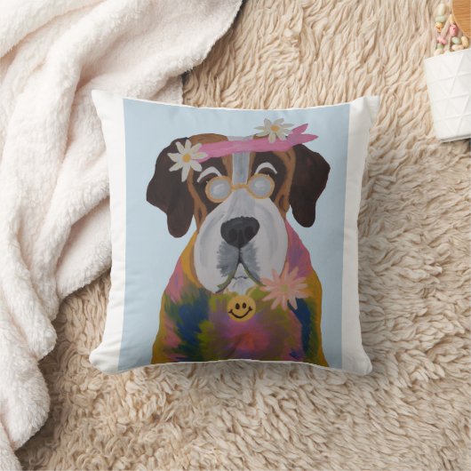 Saint Bernard Hippie クッション (ブランケット)