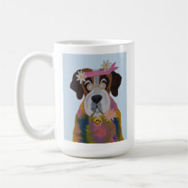 Saint Bernard Hippie コーヒーマグカップ