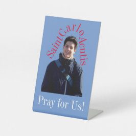 Saint Carlo Acutis 台座サイン