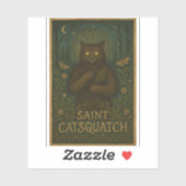 Saint Catsquatch Sticker WV Cryptid Sasquatch シール (シート)
