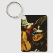Saint Cecilia and the Angel by Carlo Saraceni キーホルダー (正面)
