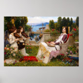 Saint Cecilia by John William Waterhouse ポスター (正面)
