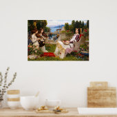 Saint Cecilia by John William Waterhouse ポスター (キッチン)