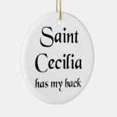 saint cecilia coffee mug セラミックオーナメント (右)
