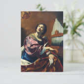 Saint Cecilia Divine Symphony Holy Card サンキューカード (スタンド正面)