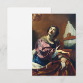 Saint Cecilia Divine Symphony Holy Card サンキューカード (正面/裏面)