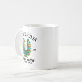 Saint Cecilia Patron Saint Of Musicians Catholic M コーヒーマグカップ (正面左)