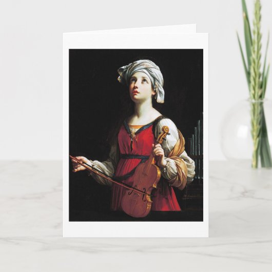 Saint Cecilia (St. Cecilia), Guido Reni カード (正面)