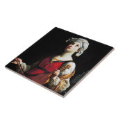 Saint Cecilia (St. Cecilia), Guido Reni タイル (側面)