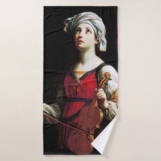 Saint Cecilia (St. Cecilia), Guido Reni バスタオル (バスタオル)