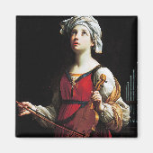 Saint Cecilia (St. Cecilia), Guido Reni マグネット (正面)
