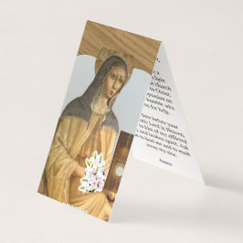 Saint Clare of Assisi Prayer Card