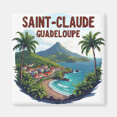 SAINT-CLAUDE GUADELOUPE マグネット (正面)