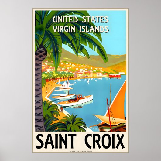 Saint Croix U S Virgin Islands Caribbean West ポスター (正面)
