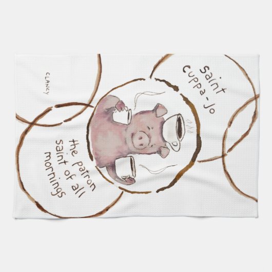 Saint Cuppa Jo Absurdi-tea towel キッチンタオル (横)