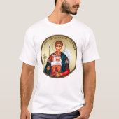 Saint Demetrius icon 9 Tシャツ (正面)