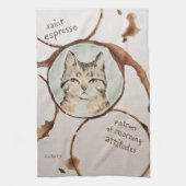 Saint Espresso Absurdi-tea towel キッチンタオル (縦)