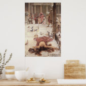 Saint Eulalia, by John William Waterhouse - 1885 ポスター (キッチン)