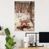 Saint Eulalia, by John William Waterhouse - 1885 ポスター (ホームオフィス)