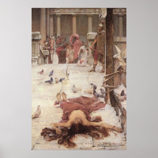 Saint Eulalia, by John William Waterhouse - 1885 ポスター (正面)
