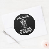 Saint Felicia、フェアウェルズの守護聖人 ラウンドシール (封筒)