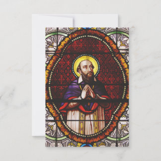 Saint Francis de Sales Apostle of Love Holy Card サンキューカード