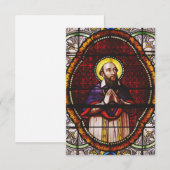 Saint Francis de Sales Apostle of Love Holy Card サンキューカード (正面/裏面)