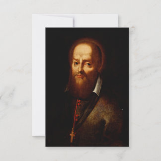Saint Francis de Sales Gentleman Saint Holy Card サンキューカード