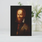 Saint Francis de Sales Gentleman Saint Holy Card サンキューカード (スタンド正面)