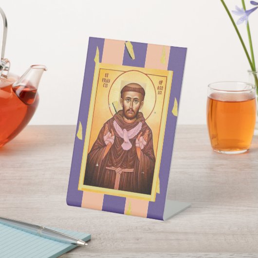 Saint Francis of Assisi 台座サイン (インサイチュ)