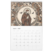 Saint Francis of Assisi – Inspirational Faith カレンダー (3月 2027)