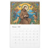 Saint Francis of Assisi – Inspirational Faith カレンダー (2月 2027)