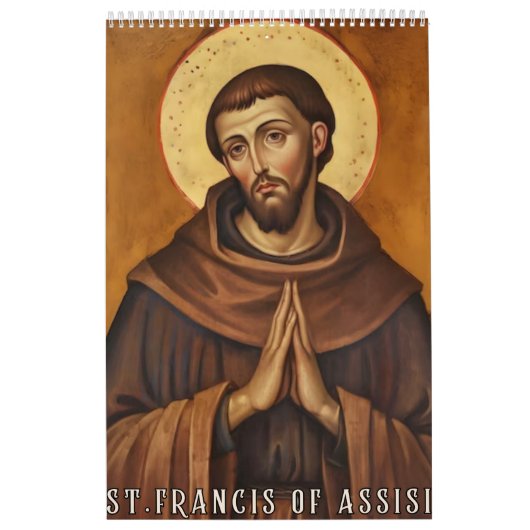 Saint Francis of Assisi – Inspirational Faith カレンダー (カバー)